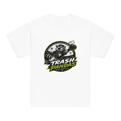 Classic | Youth T Shirt | Trash Pandas Baseball Organization | Emblem Logo