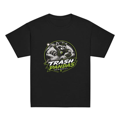 Classic | Youth T Shirt | Trash Pandas Baseball Organization | Vanguard Logo