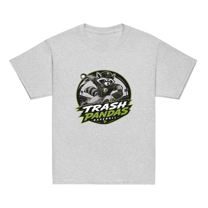 Classic | Youth T Shirt | Trash Pandas Baseball Organization | Vanguard Logo