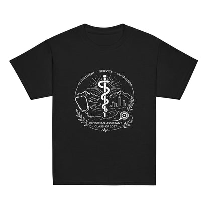 Classic | Youth T Shirt | Trine PA program | Crest Logo