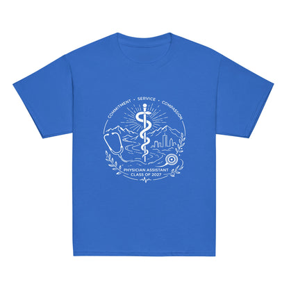 Classic | Youth T Shirt | Trine PA program | Crest Logo
