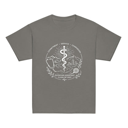 Classic | Youth T Shirt | Trine PA program | Crest Logo