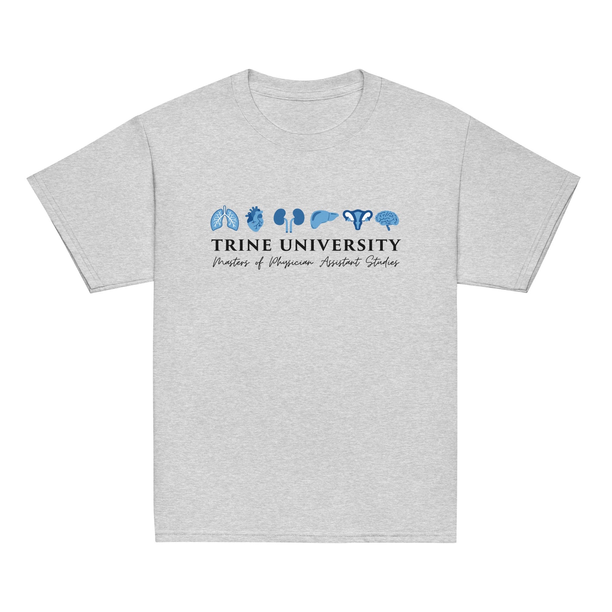 Classic | Youth T Shirt | Trine PA program | Modern Script Logo