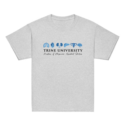 Classic | Youth T Shirt | Trine PA program | Modern Script Logo