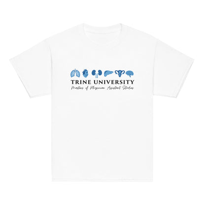 Classic | Youth T Shirt | Trine PA program | Modern Script Logo
