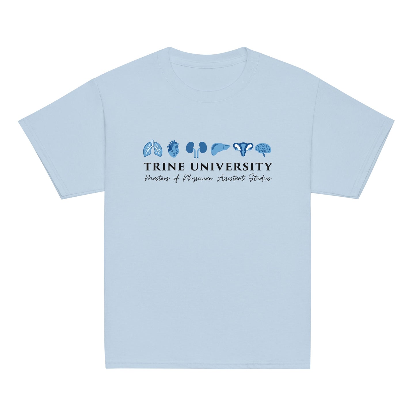 Classic | Youth T Shirt | Trine PA program | Modern Script Logo