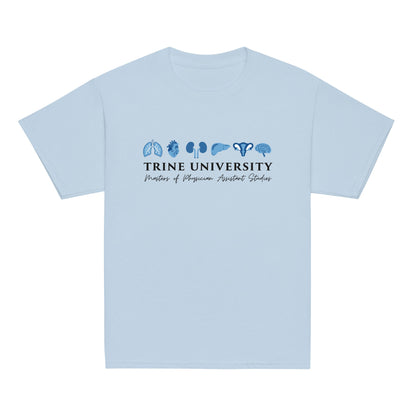 Classic | Youth T Shirt | Trine PA program | Modern Script Logo