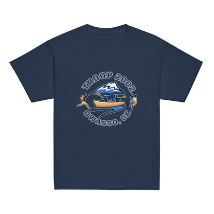 Classic | Youth T Shirt | Troop 2002 | Trailblazer Crest Logo