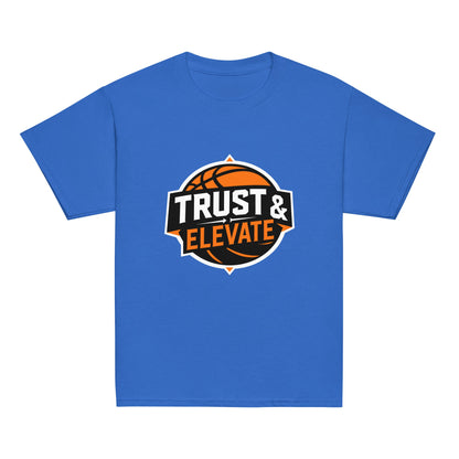 Classic | Youth T Shirt | Trust & Elevate | Athletic Logo