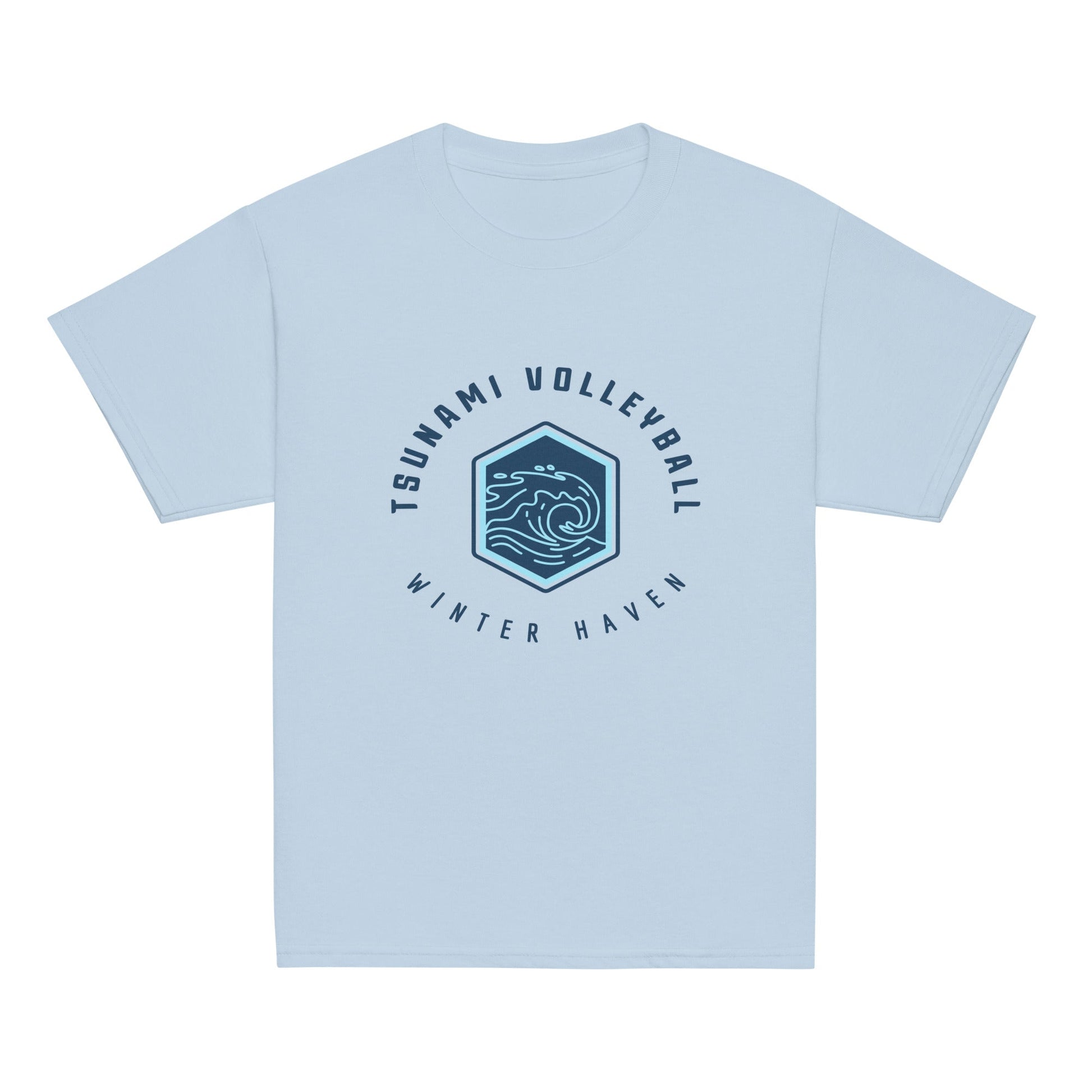 Classic | Youth T Shirt | Tsunami Volleyball Club | Crest Logo