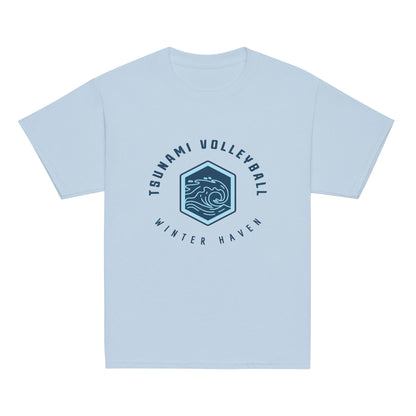 Classic | Youth T Shirt | Tsunami Volleyball Club | Crest Logo