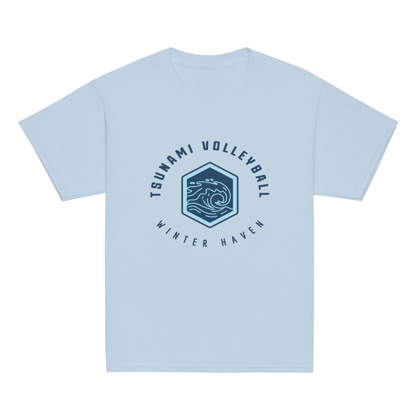 Classic | Youth T Shirt | Tsunami Volleyball Club | Crest Logo