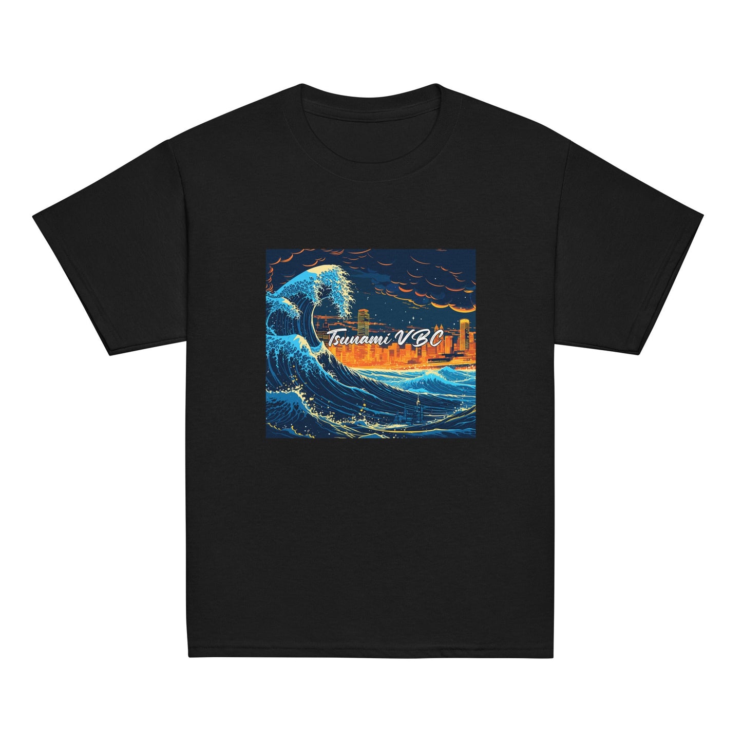 Classic | Youth T Shirt | Tsunami Volleyball Club | Glow Tide Athletics Logo