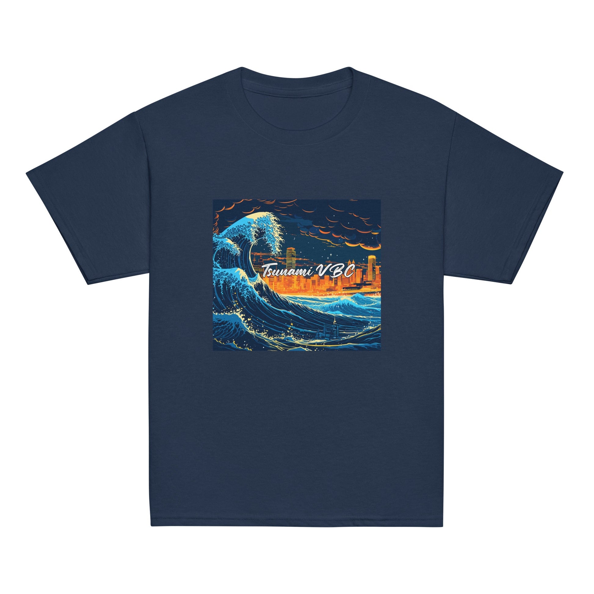 Classic | Youth T Shirt | Tsunami Volleyball Club | Glow Tide Athletics Logo