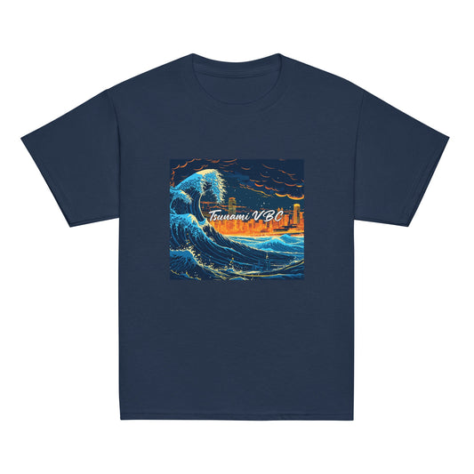 Classic | Youth T Shirt | Tsunami Volleyball Club | Glow Tide Athletics Logo