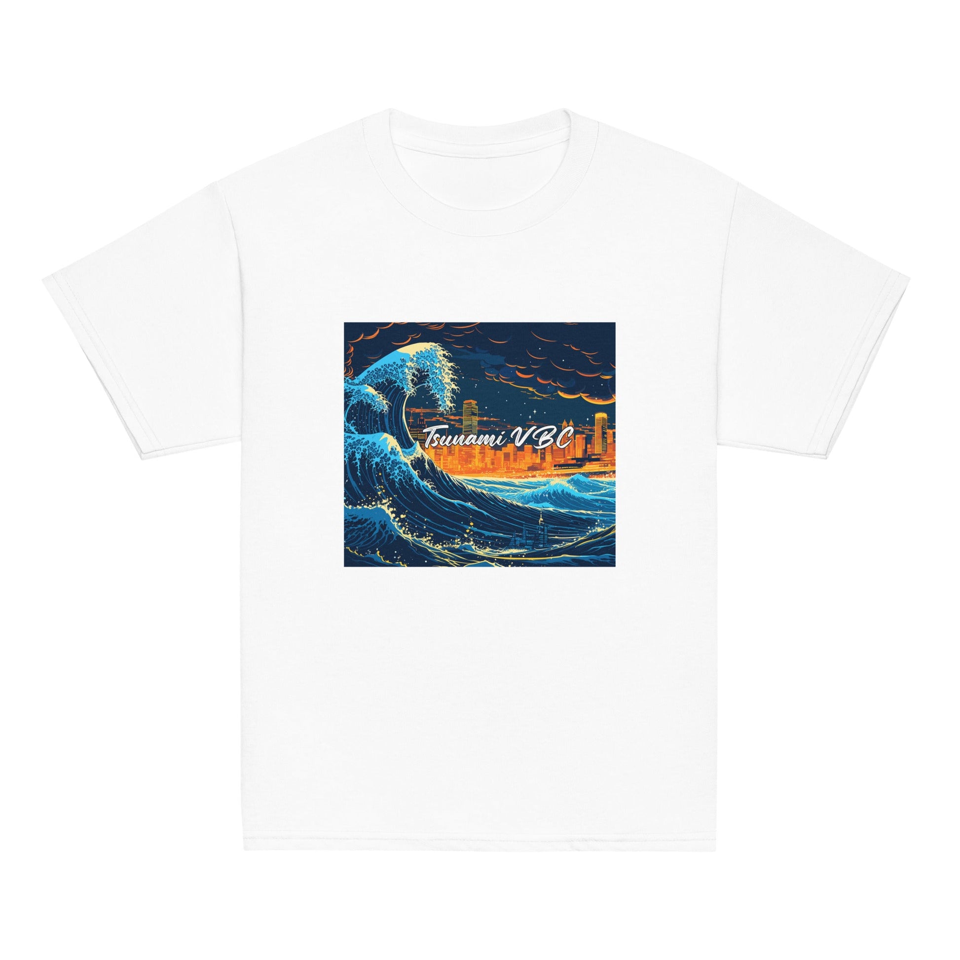 Classic | Youth T Shirt | Tsunami Volleyball Club | Glow Tide Athletics Logo