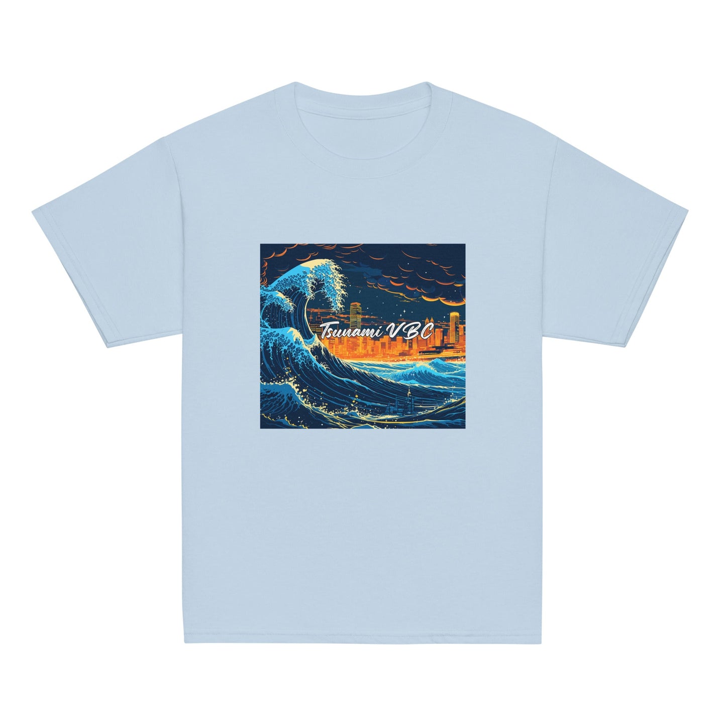 Classic | Youth T Shirt | Tsunami Volleyball Club | Glow Tide Athletics Logo