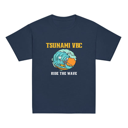 Classic | Youth T Shirt | Tsunami Volleyball Club | Surf Wave VBC Logo