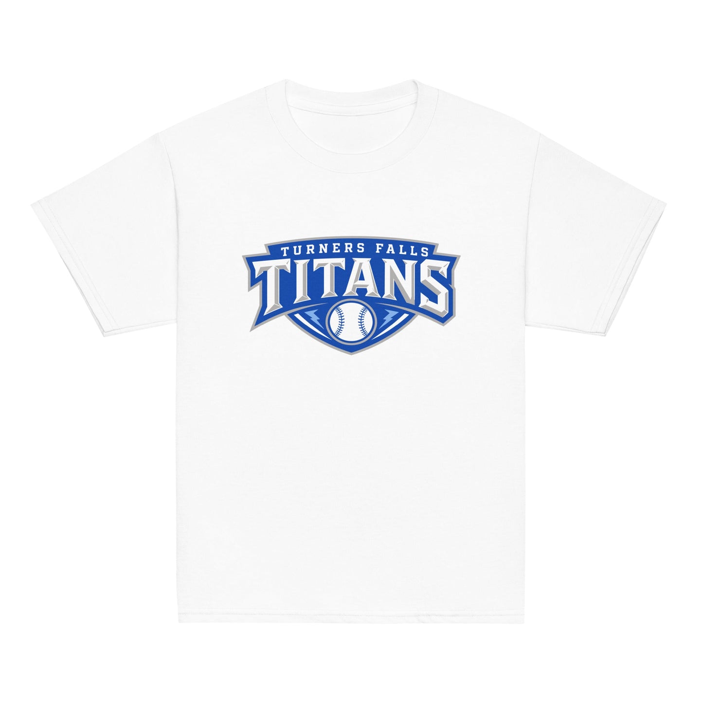 Classic | Youth T Shirt | Turners Falls Titans | Titan Crest Logo