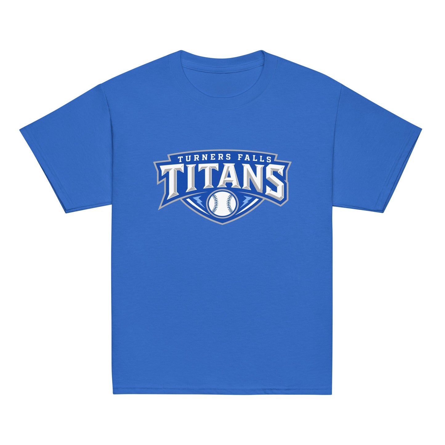 Classic | Youth T Shirt | Turners Falls Titans | Titan Crest Logo