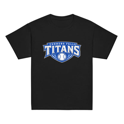 Classic | Youth T Shirt | Turners Falls Titans | Titan Crest Logo