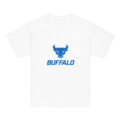 Classic | Youth T Shirt | UB Womens Club Basketball | Vanguard Buffalo Crest Logo
