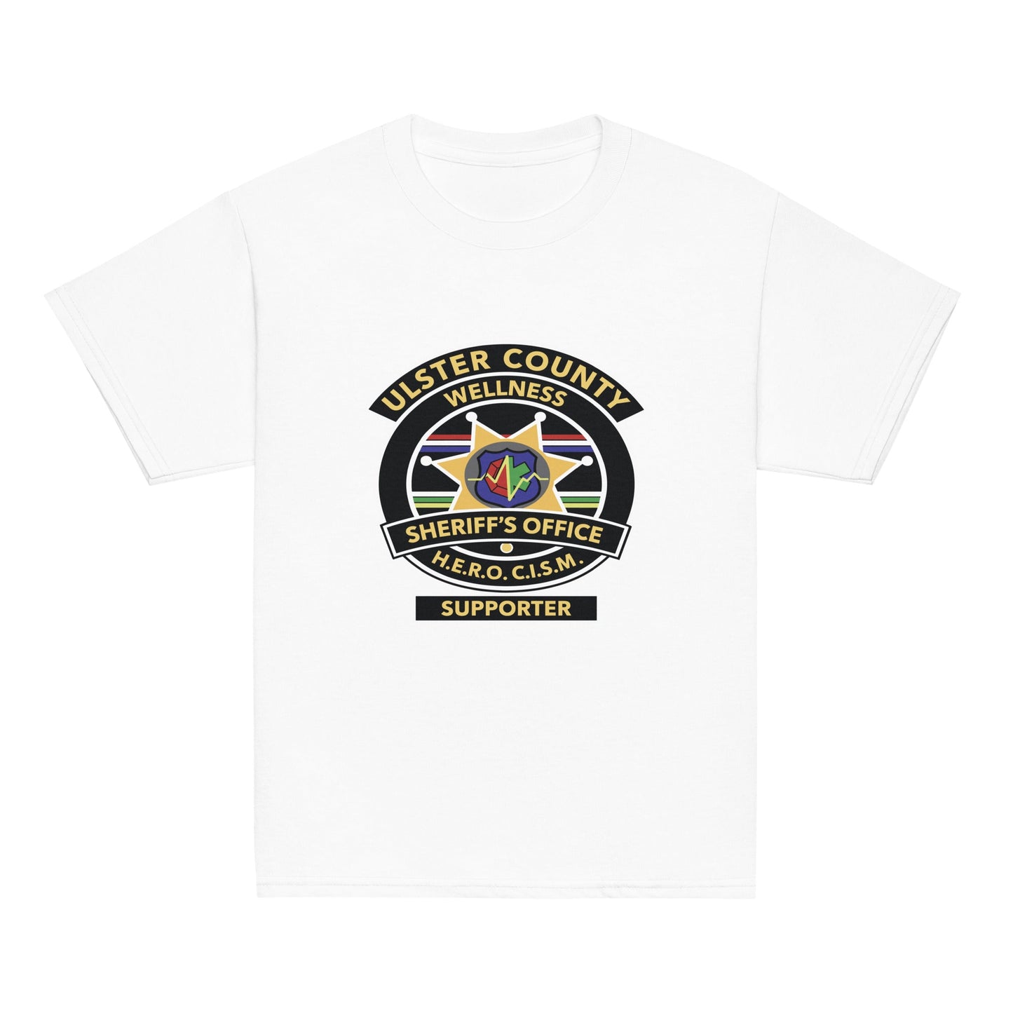 Classic | Youth T Shirt | Ulster County Sheriff's Office Wellness Division | Badge Logo