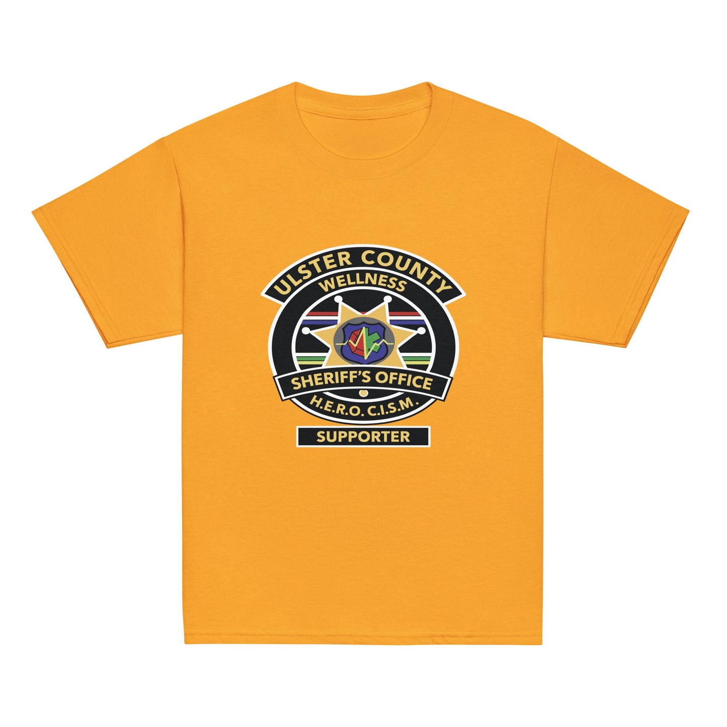 Classic | Youth T Shirt | Ulster County Sheriff's Office Wellness Division | Badge Logo