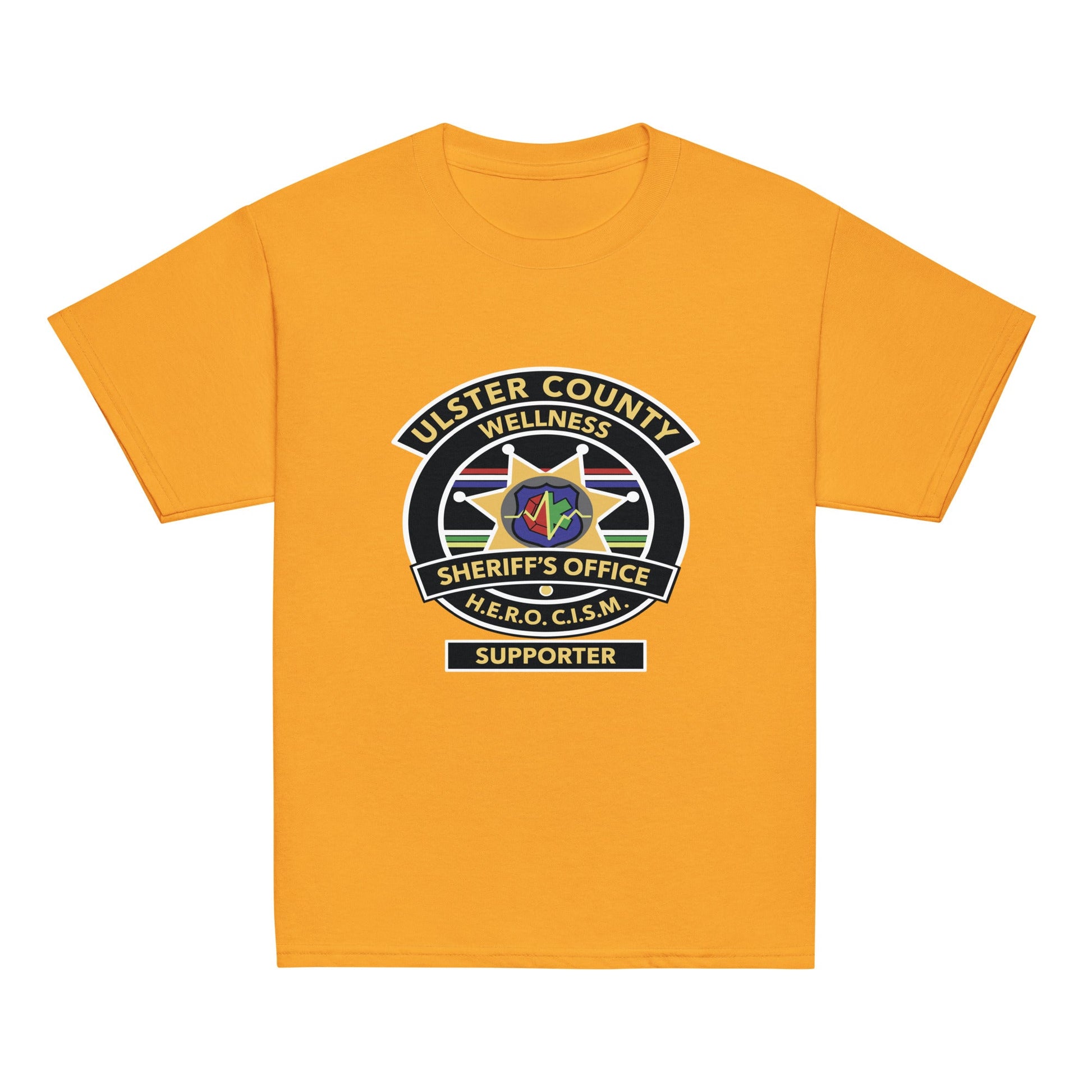 Classic | Youth T Shirt | Ulster County Sheriff's Office Wellness Division | Badge Logo