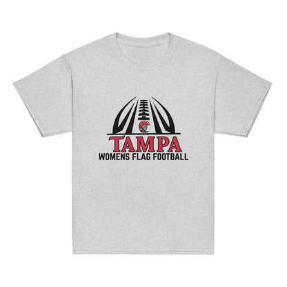 Classic | Youth T Shirt | University of Tampa Women's Flag Football | Football Logo