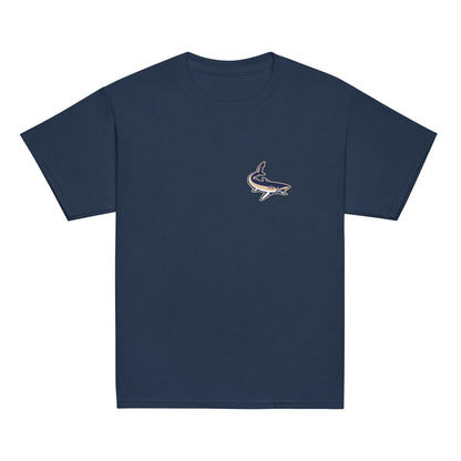 Classic | Youth T Shirt | University South Carolina Beaufort Track & Field | Shark Logo