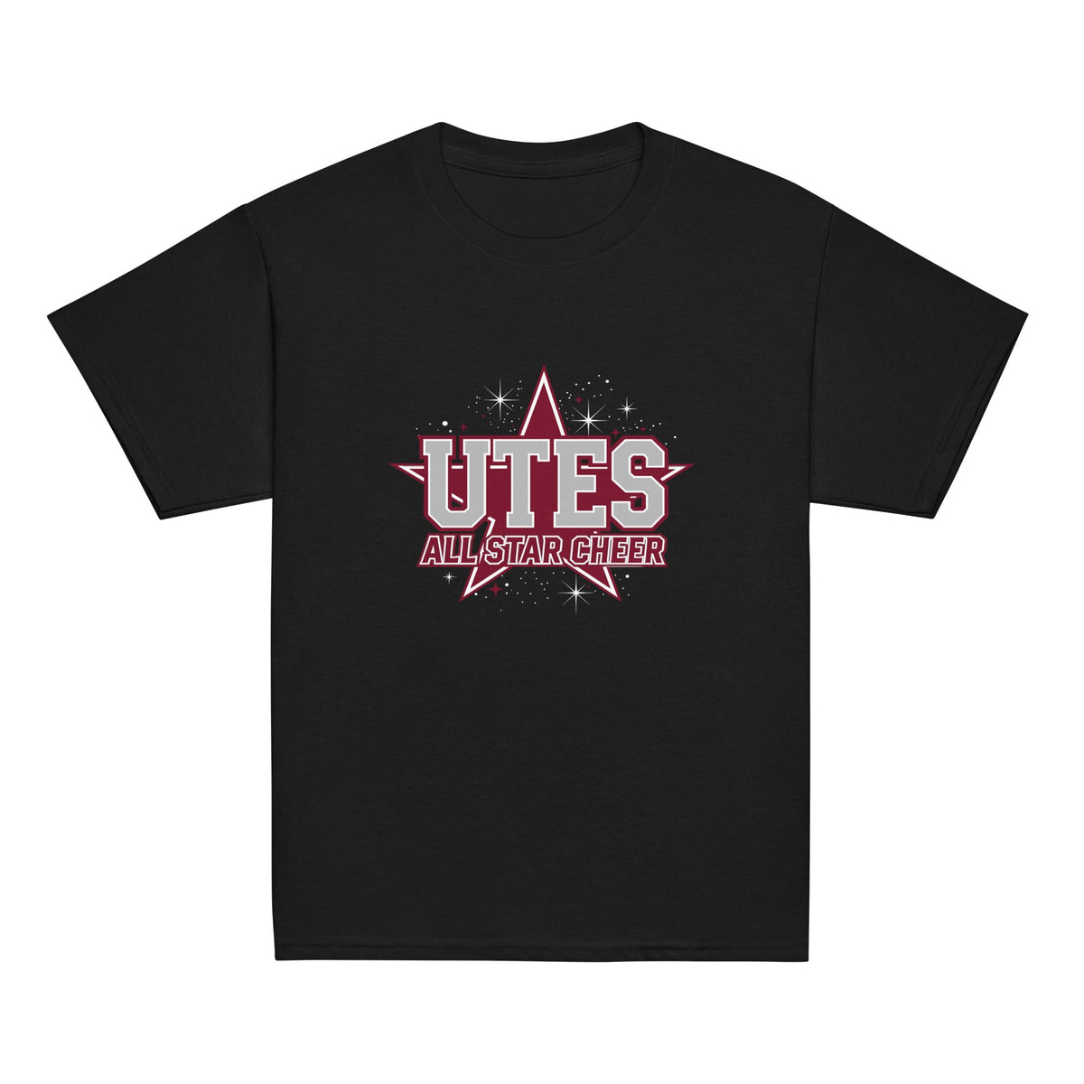 Classic | Youth T Shirt | Utes Allstar Cheer | Crest Logo