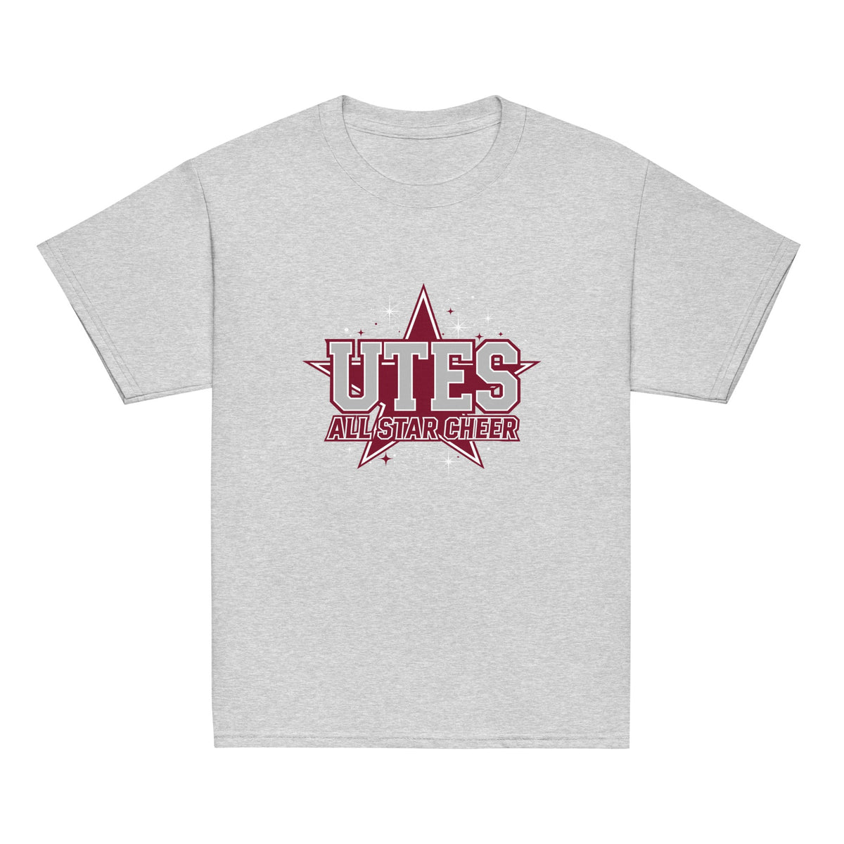 Classic | Youth T Shirt | Utes Allstar Cheer | Crest Logo