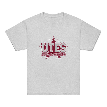 Classic | Youth T Shirt | Utes Allstar Cheer | Crest Logo