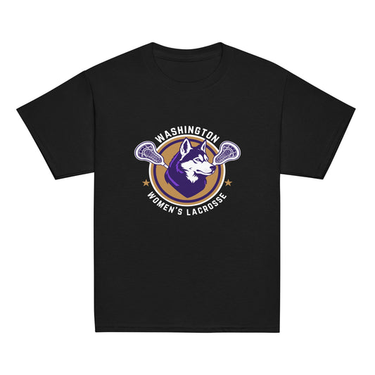 Classic | Youth T Shirt | UW Women's Club Lacrosse | Badge Logo