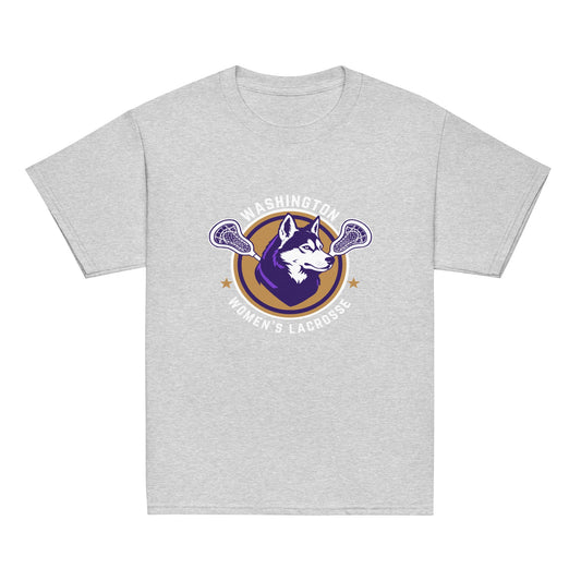 Classic | Youth T Shirt | UW Women's Club Lacrosse | Badge Logo