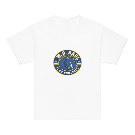 Classic | Youth T Shirt | W.B.Saul Razorbacks | Badge Logo