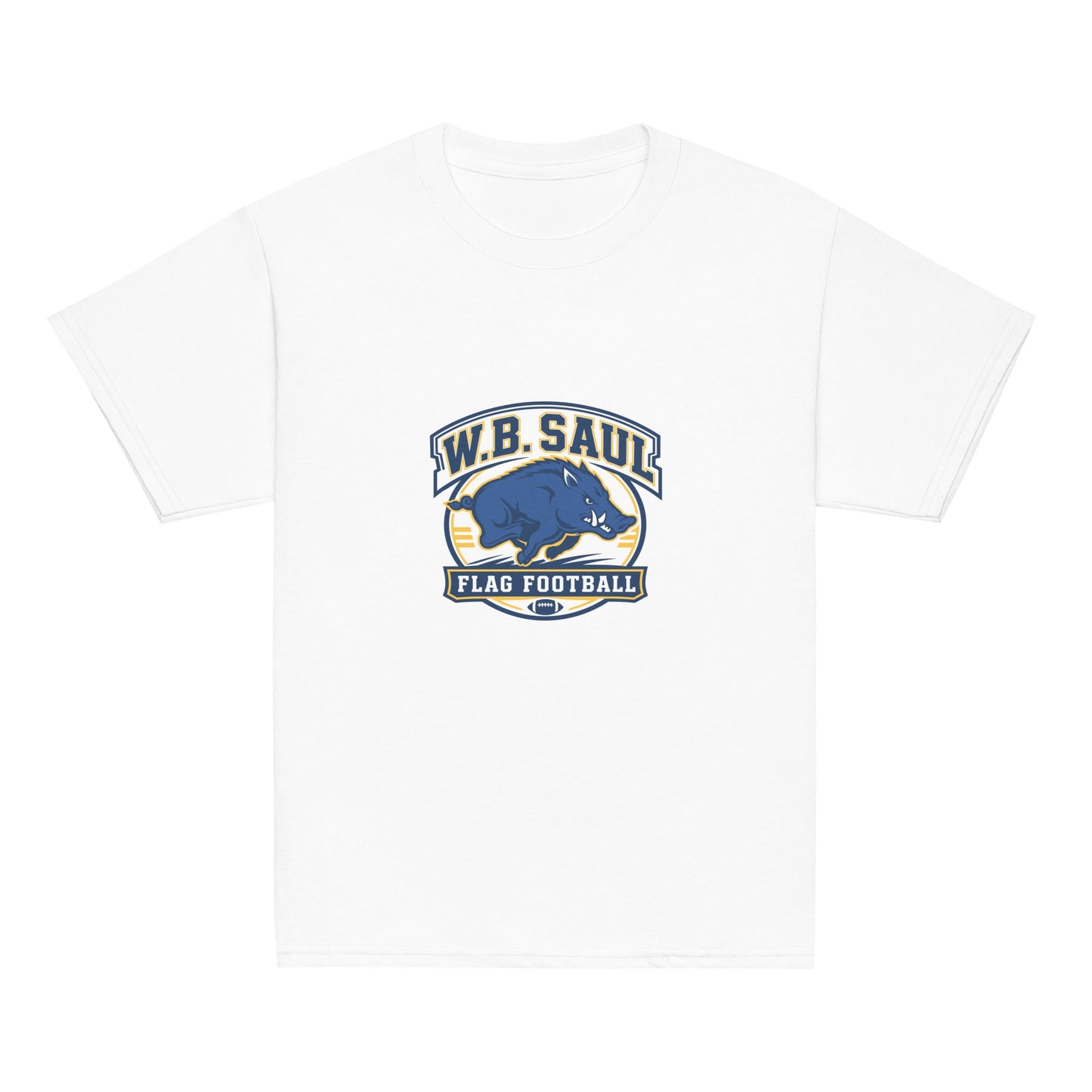 Classic | Youth T Shirt | W.B.Saul Razorbacks | Emblem Logo