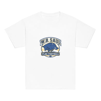 Classic | Youth T Shirt | W.B.Saul Razorbacks | Emblem Logo