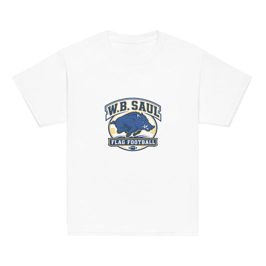 Classic | Youth T Shirt | W.B.Saul Razorbacks | Emblem Logo