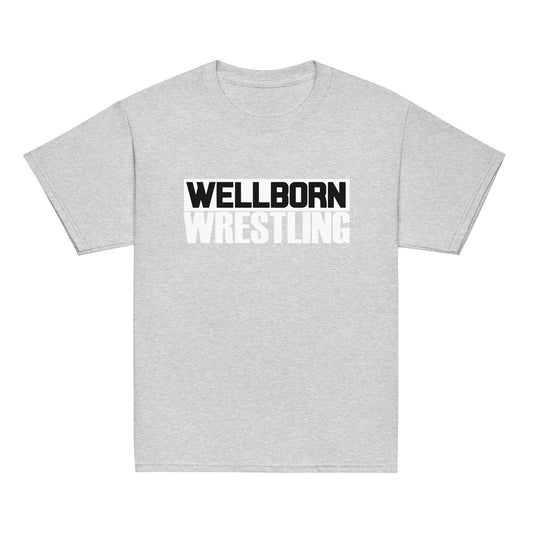 Classic | Youth T Shirt | Wellborn Youth Wrestling | Script Logo