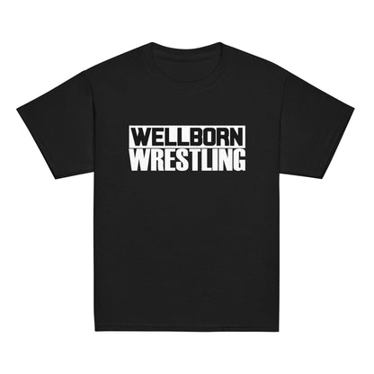 Classic | Youth T Shirt | Wellborn Youth Wrestling | Script Logo