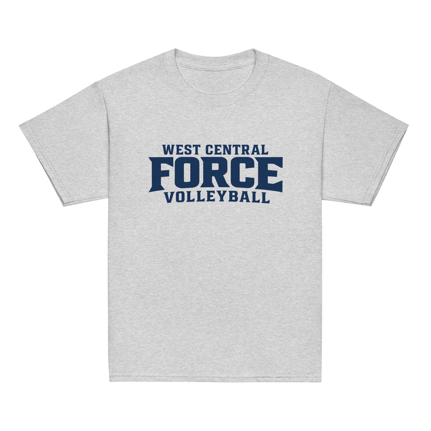 Classic | Youth T Shirt | West Central Force Volleyball | Blue Logo