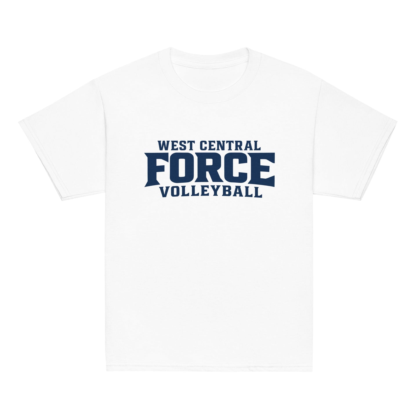 Classic | Youth T Shirt | West Central Force Volleyball | Blue Logo