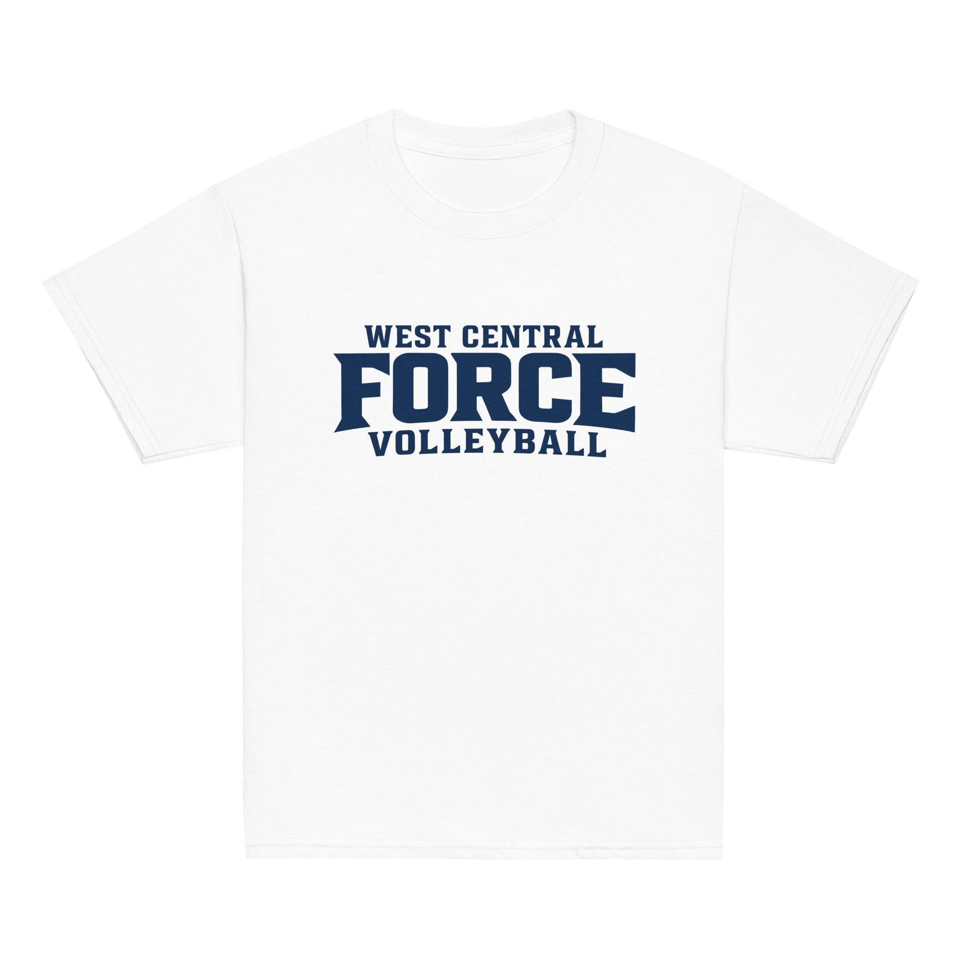 Classic | Youth T Shirt | West Central Force Volleyball | Blue Logo