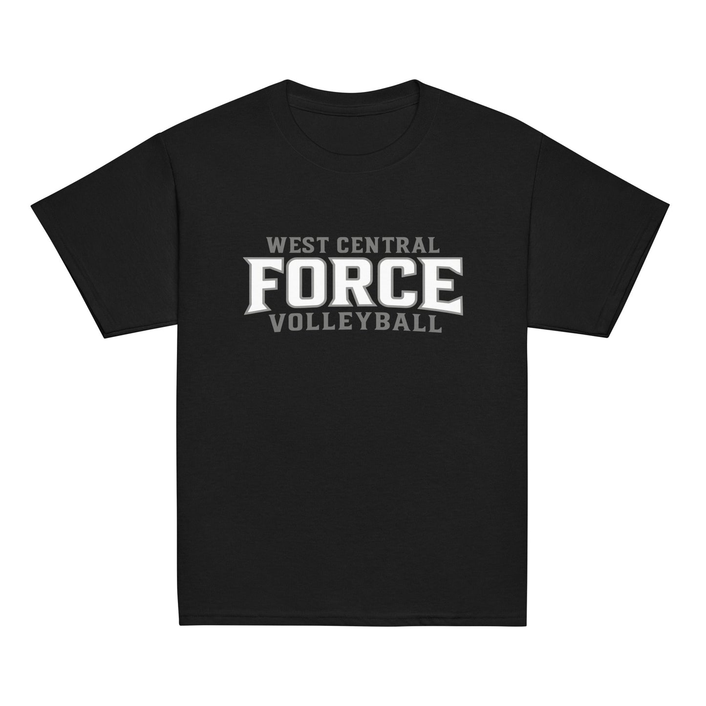 Classic | Youth T Shirt | West Central Force Volleyball | Grey Logo