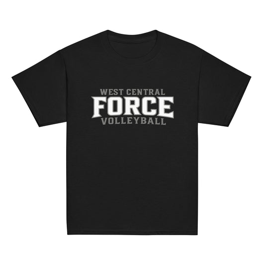 Classic | Youth T Shirt | West Central Force Volleyball | Grey Logo