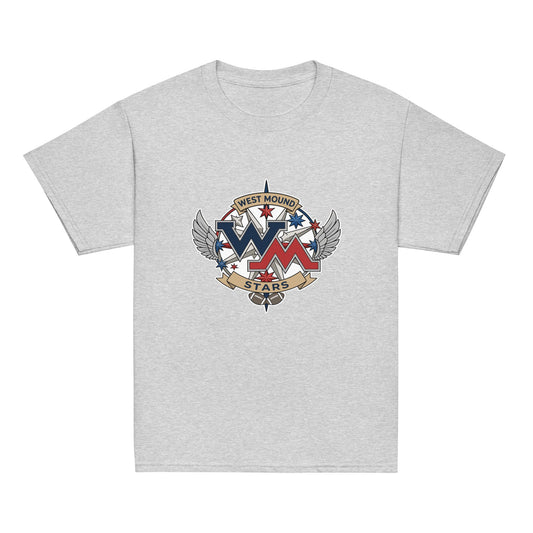 Classic | Youth T Shirt | West Mound Stars | Crest Logo