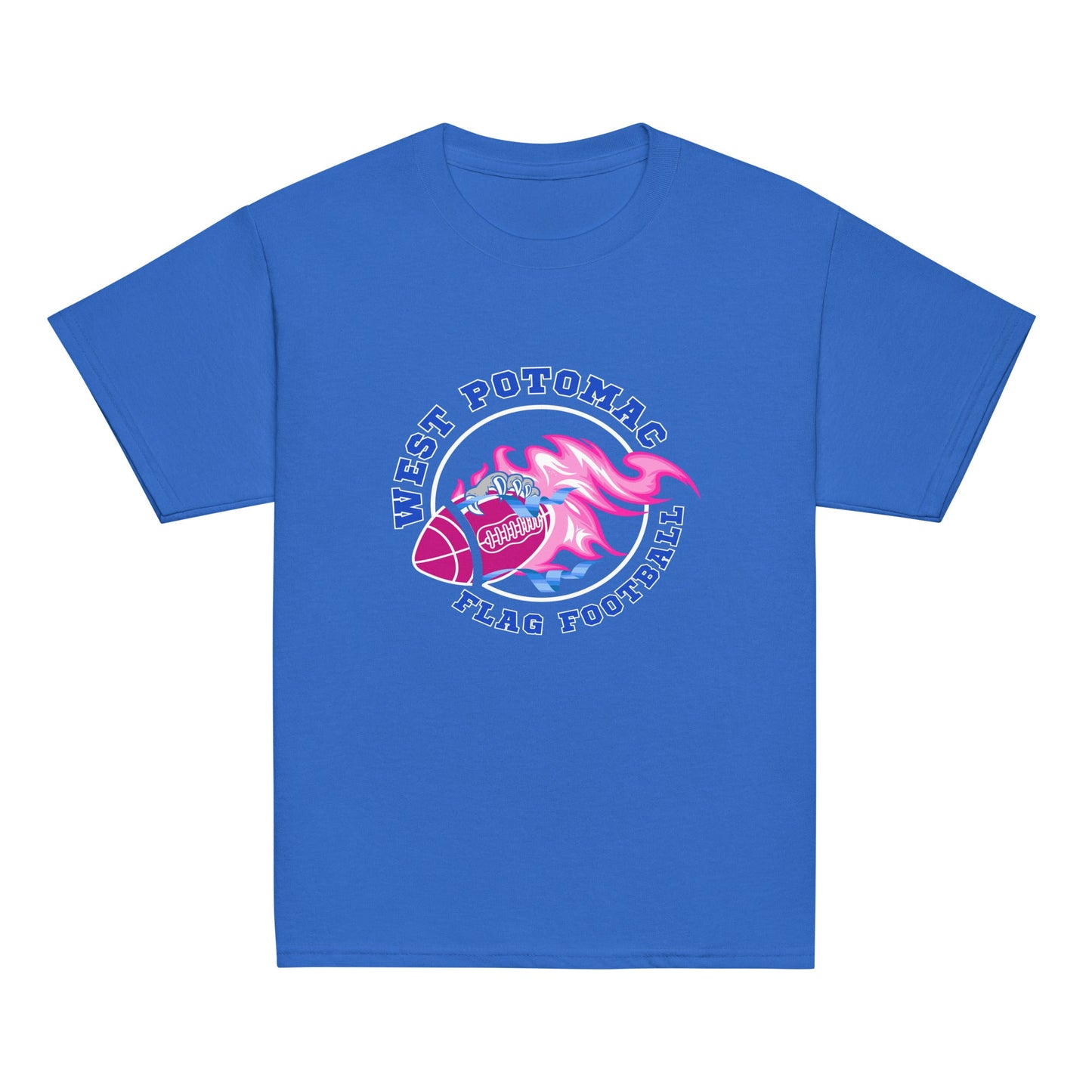 Classic | Youth T Shirt | West Potomac Flag Football | Crest Logo
