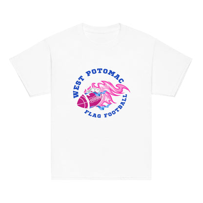 Classic | Youth T Shirt | West Potomac Flag Football | Crest Logo